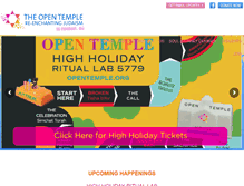 Tablet Screenshot of opentemple.org